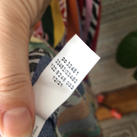 NWT  Eloquii Striped Ruffle Maxi Multi color Dress 16 - Picture 11 of 11